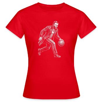 Ulysses S Grant Basketball - T-shirt Femme - rouge - Devant - AI Model Female 172 dark (172cm)