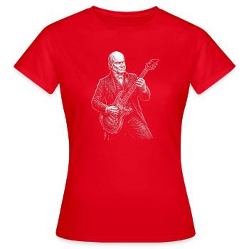 Guitare John Quincy Adams - T-shirt Femme - rouge - Devant - AI Model Female 172 dark (172cm)