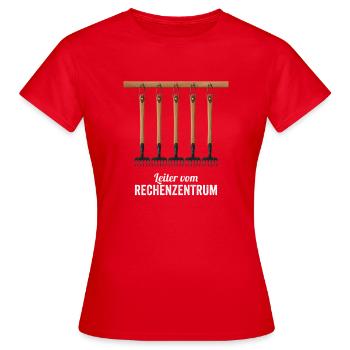 Rechenzentrum Gärtner Garten Gartenarbeit - Frauen T-Shirt - Rot - Vorne - AI Model Female 172 dark (172cm)