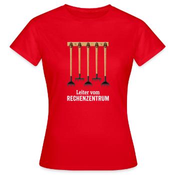 IT Support Glücksrad Service Desk IT Helpdesk Nerd - Frauen T-Shirt - Rot - Vorne - AI Model Female 172 dark (172cm)