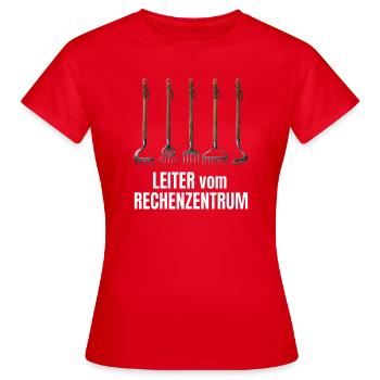 Leiter Vom Rechenzentrum Gartenarbeit Gärtner - Frauen T-Shirt - Rot - Vorne - AI Model Female 172 dark (172cm)