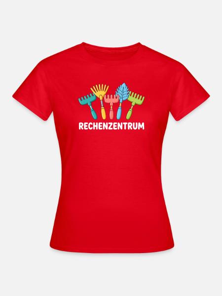 RECHENZENTRUM Gartenbau Gartenarbeiter - Frauen T-Shirt - Rot