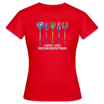 Rechenzentrum Gärtner Garten Gartenarbeit - Frauen T-Shirt - Rot - Vorne - AI Model Female 172 dark (172cm)