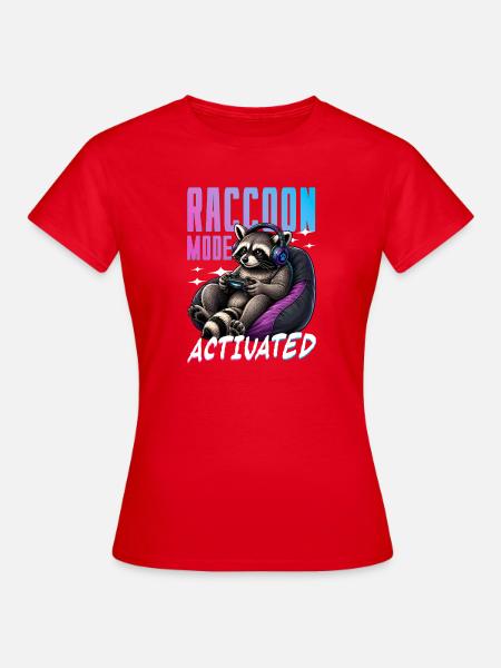 Gamer Gaming Cat Video Game - Frauen T-Shirt - Rot