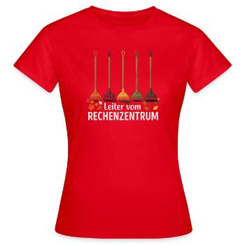 Rechenzentrum Gärtner Garten Gartenarbeit - Frauen T-Shirt - Rot - Vorne - AI Model Female 172 dark (172cm)