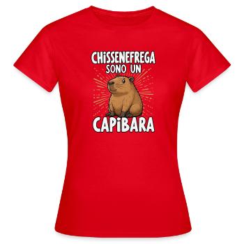 Wen Interessiert Es, Ich Bin Ein Niedliches - Frauen T-Shirt - Rot - Vorne - AI Model Female 172 dark (172cm)