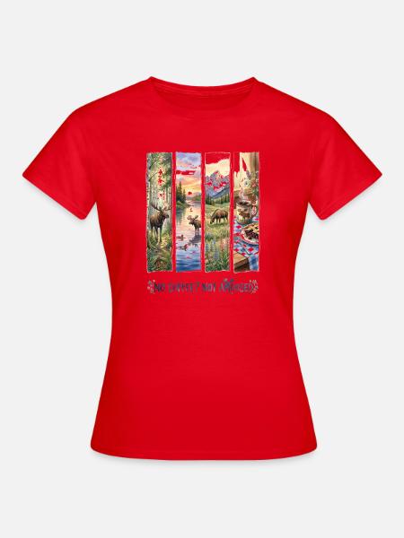 No Coffee Not Amoosed Moose - Frauen T-Shirt - Rot