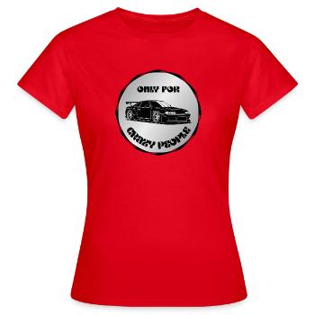 Nur für verrückte Autoleute - Frauen T-Shirt - Rot - Vorne - AI Model Female 172 dark (172cm)