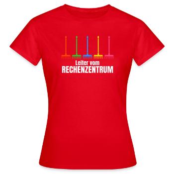 Programmierer Softwareentwickler Coder Sprüche - Frauen T-Shirt - Rot - Vorne - AI Model Female 172 dark (172cm)