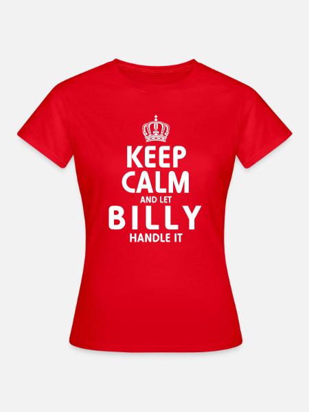 BILLY: Regel das. - Frauen T-Shirt - Rot