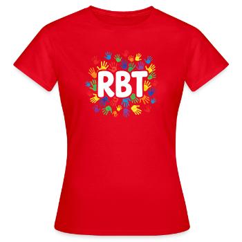 Registered Behavioral Engineer (RBT) - Women's T-Shirt - red - Front - AI Model Female 172 dark (172cm)