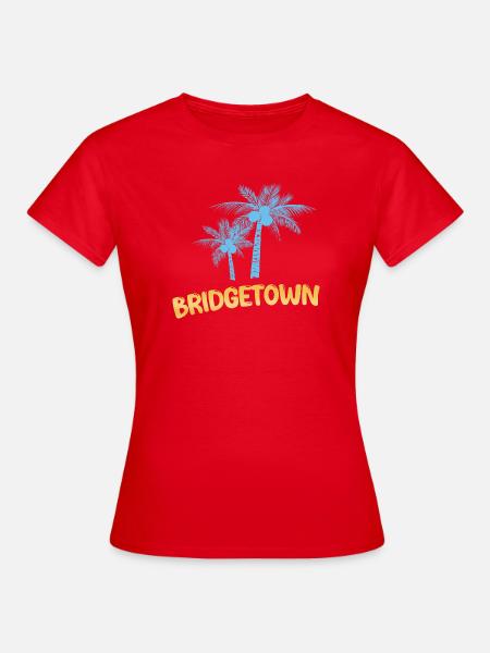 Bridgetown - Frauen T-Shirt - Rot