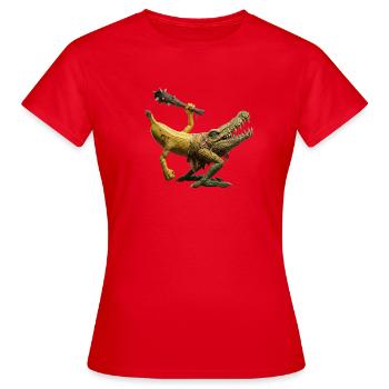 Banagarto - T-shirt Femme - rouge - Devant - AI Model Female 172 dark (172cm)