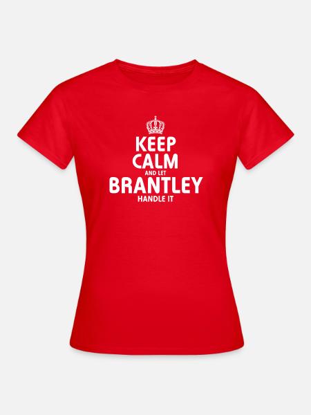 BRANTLEY, regel das. - Frauen T-Shirt - Rot