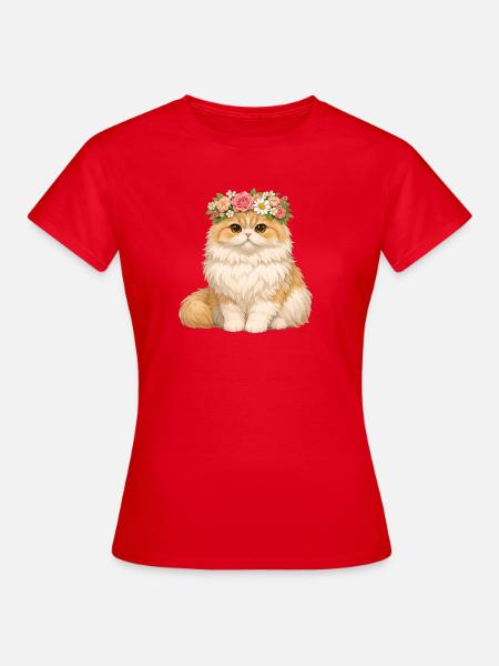 Perserkatze - Frauen T-Shirt - Rot