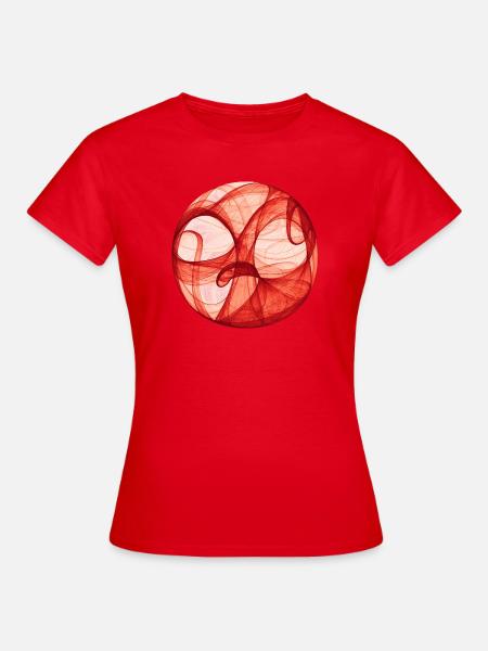 Lebensbaum Rot - Frauen T-Shirt - Rot