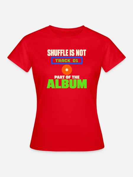 Cd-sammler Kompaktplatte Physisches Medium - Frauen T-Shirt - Rot