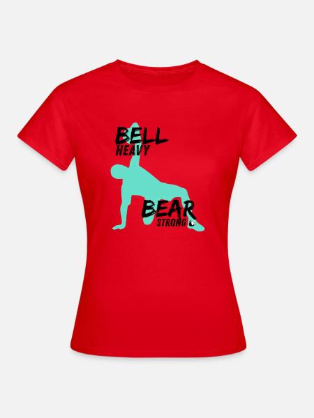 Türkis Turkish Getup Silhouette - Frauen T-Shirt - Rot