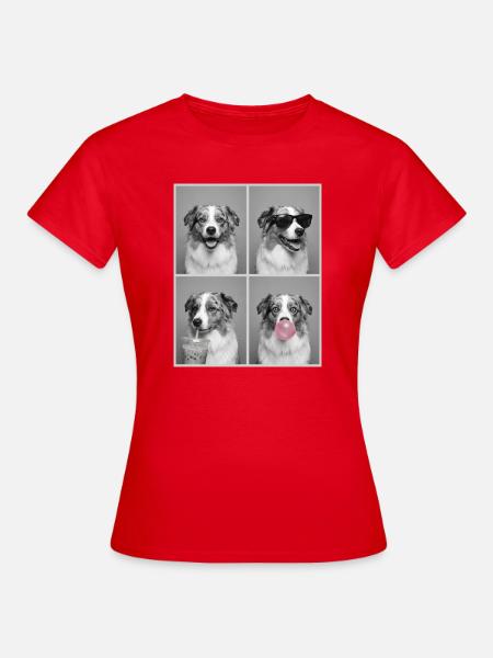 Hunde Australian Shepherd Hund - Frauen T-Shirt - Rot