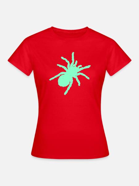 spinne - Frauen T-Shirt - Rot