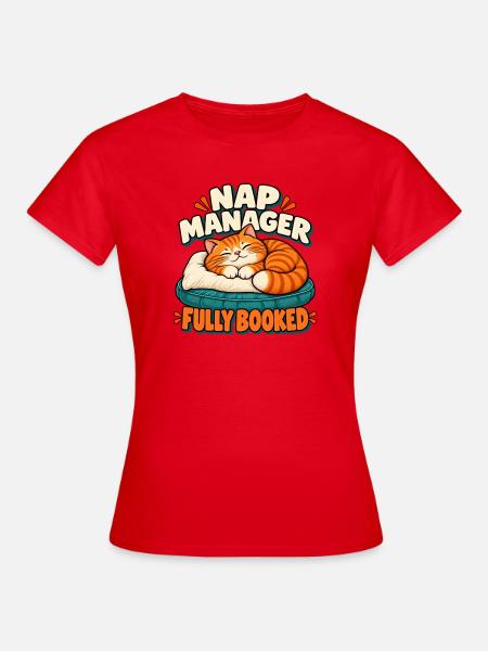 Nickerchen-Manager - Frauen T-Shirt - Rot