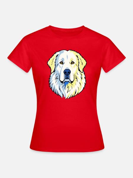 Pyrenäenberghund - Frauen T-Shirt - Rot