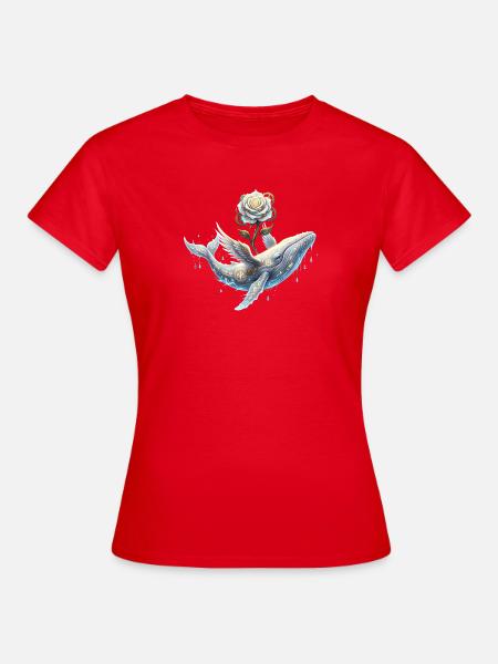 Himmlische Liebe - Frauen T-Shirt - Rot