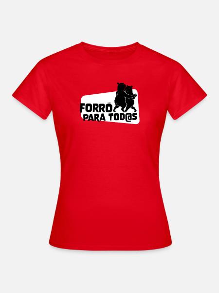 Forro para Todos – Tanzende Capybaras - Frauen T-Shirt - Rot
