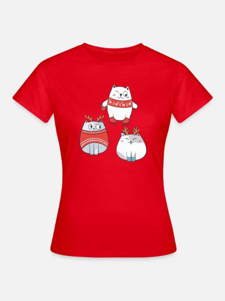 Christmas Time - Frauen T-Shirt - Rot