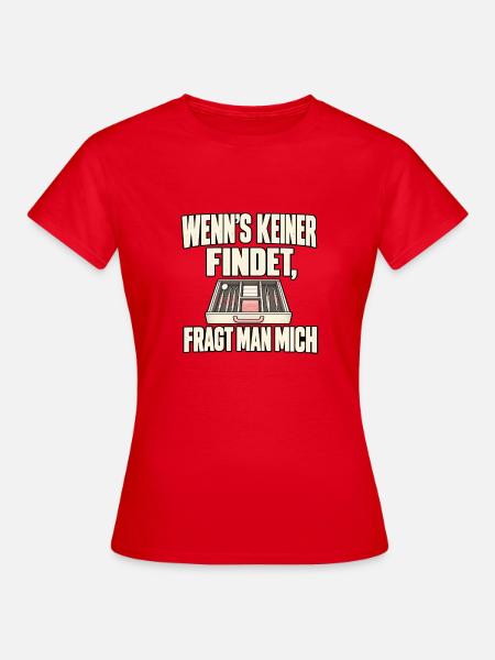 ZFA  - Frauen T-Shirt - Rot