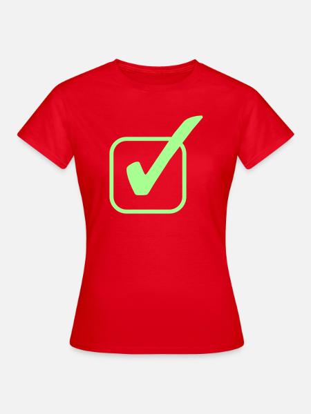 Häkchen - Frauen T-Shirt - Rot