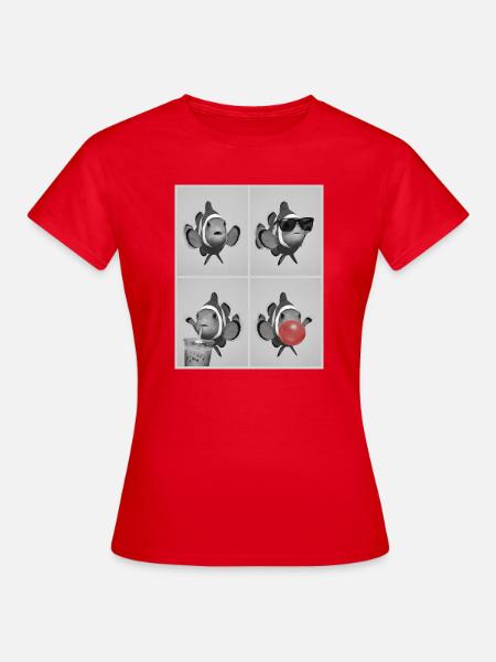 Clownfische Clownfisch - Frauen T-Shirt - Rot