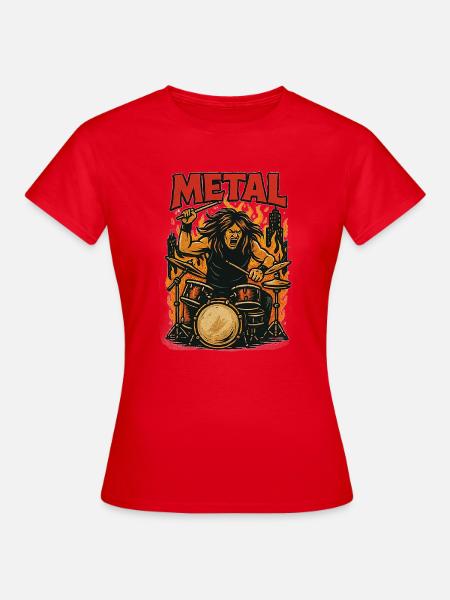Metal Beater - Frauen T-Shirt - Rot