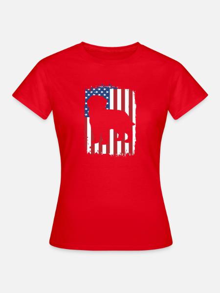 Neufundländer - Frauen T-Shirt - Rot