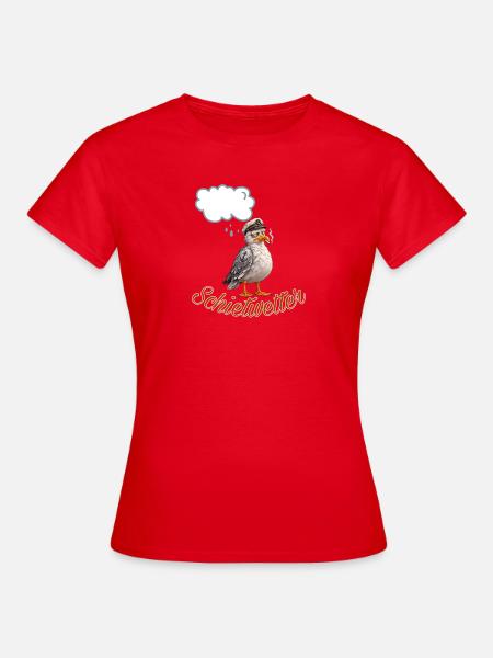 Schietwetter - Frauen T-Shirt - Rot