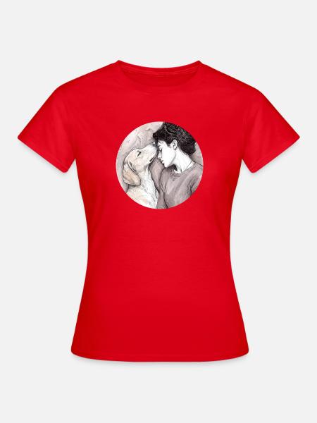 Vertrauen, das keine Worte braucht. - Frauen T-Shirt - Rot