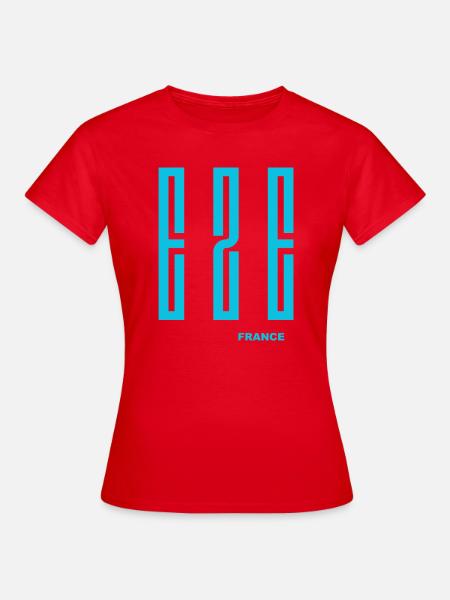 EZE Frankreich - Frauen T-Shirt - Rot