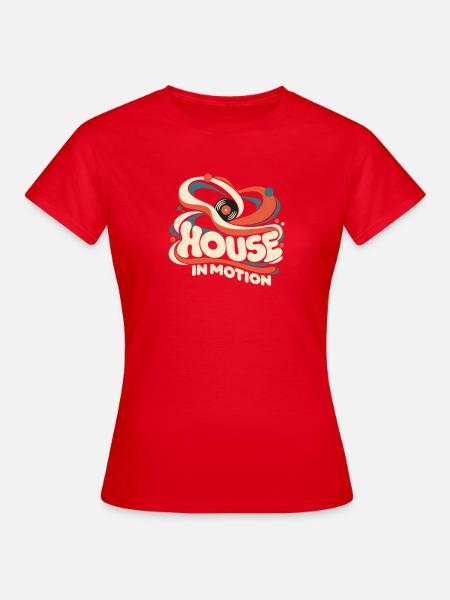 House In Motion Vinyl - Frauen T-Shirt - Rot