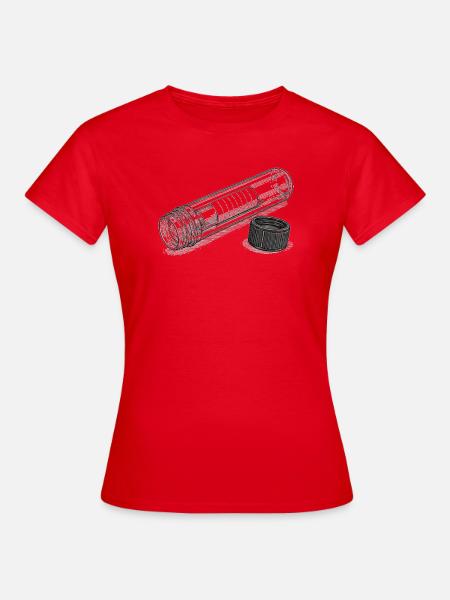 Geocaching PETling - Frauen T-Shirt - Rot