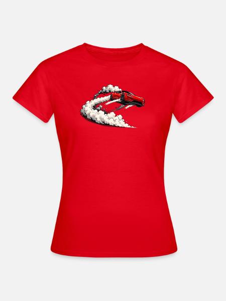 Electric Roadster – Supercar Launch Edition - Frauen T-Shirt - Rot