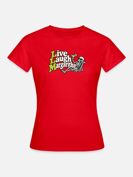 LLM Anti-KI-Skelett - Frauen T-Shirt - Rot