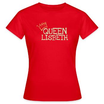 Lisbeth - Frauen T-Shirt - Rot - Vorne - AI Model Female 172 dark (172cm)