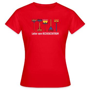 Rechenzentrum Gärtner Garten Gartenarbeit - Frauen T-Shirt - Rot - Vorne - AI Model Female 172 dark (172cm)
