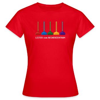 Rechenzentrum Gärtner Garten Gartenarbeit - Frauen T-Shirt - Rot - Vorne - AI Model Female 172 dark (172cm)