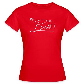 The Bride - Frauen T-Shirt - Rot - Vorne - AI Model Female 172 dark (172cm)