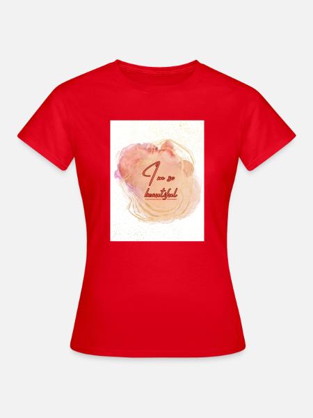 I´m so beautiful - Frauen T-Shirt - Rot
