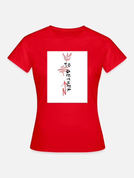 Together - Frauen T-Shirt - Rot