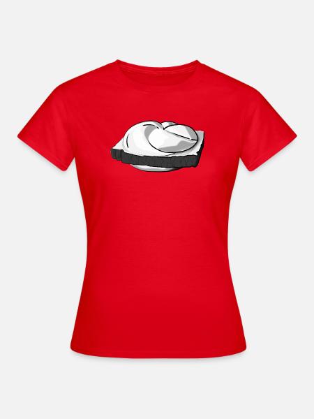 Leberkässemmel mit extra Style. - Frauen T-Shirt - Rot