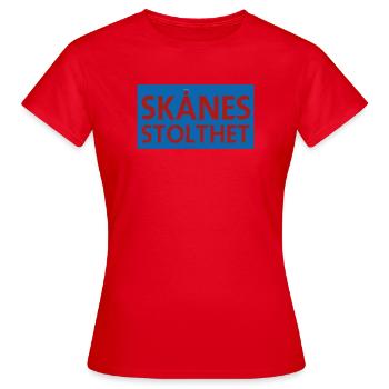 L’emblème de la fierté de Scanie - T-shirt Femme - rouge - Devant - AI Model Female 172 dark (172cm)