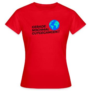 Went well again - Women's T-Shirt - red - Front - AI Model Female 172 dark (172cm)
